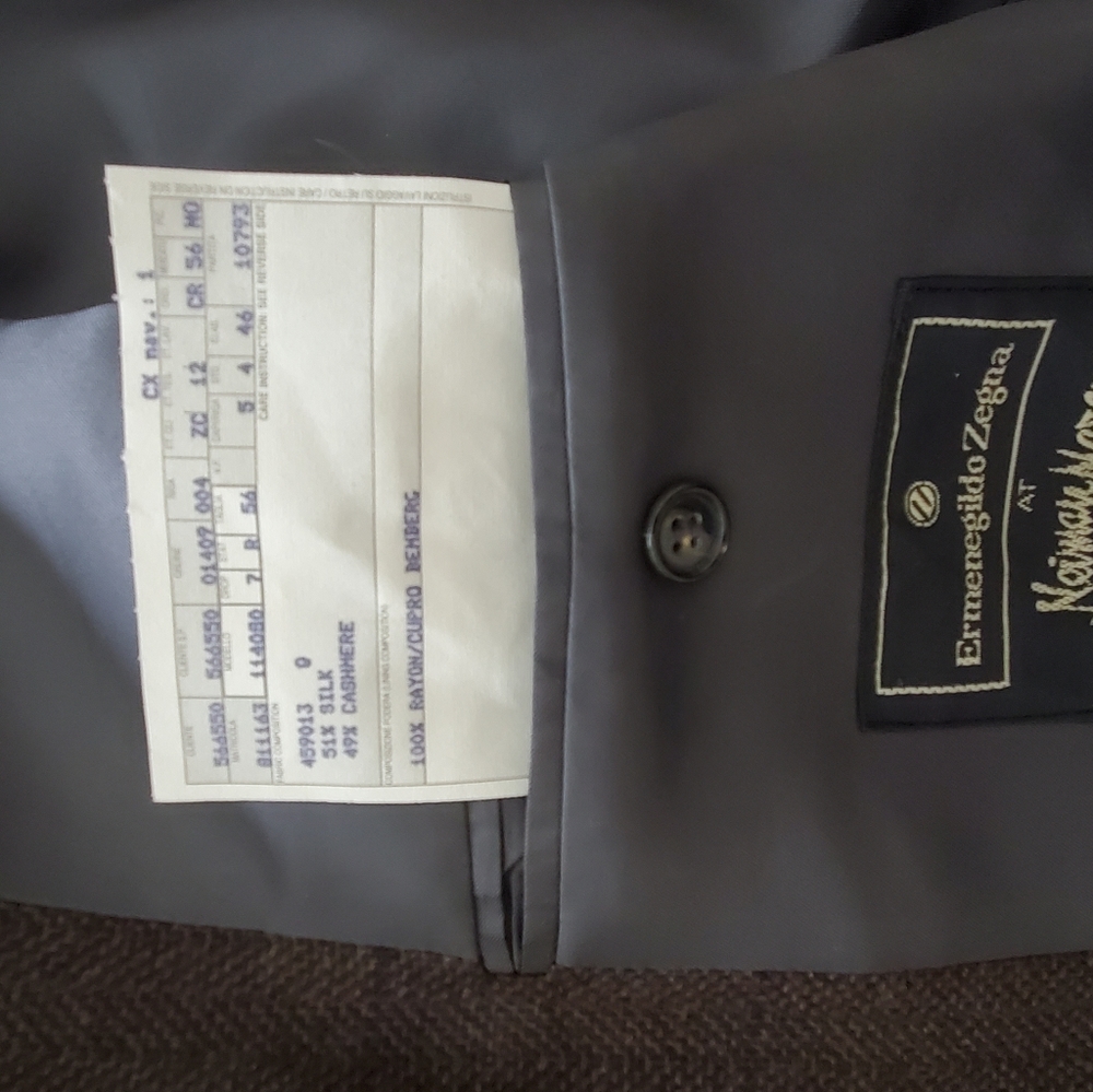 Ermenegildo ZEGNA Silk/Cashmere 3 Button Sportcoat
